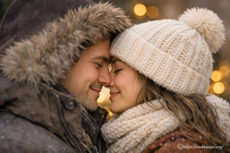 Baiser esquimau : le nez à nez tout en douceur pour un moment tendre