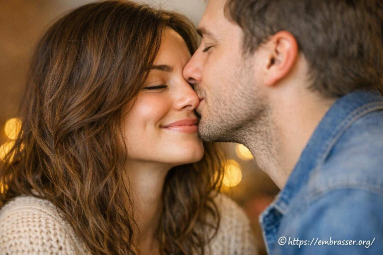 Baiser sur le nez : un geste joueur et tendre à partager
