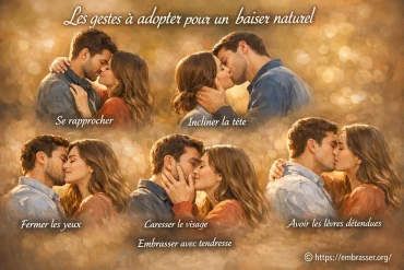Les gestes à adopter pour un baiser naturel réussi