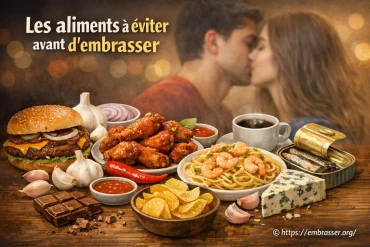 Les aliments à éviter avant d'embrasser pour un baiser parfait