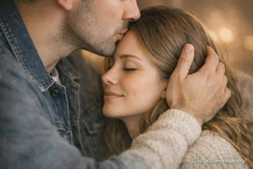 Baiser sur le front : un geste d’affection et de protection