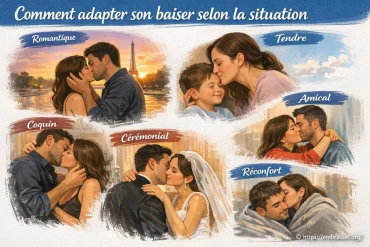 Comment adapter son baiser selon la situation ?