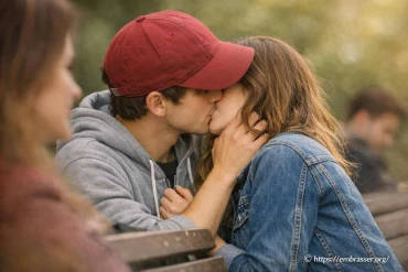 Baiser timide : comment interpréter un baiser discret et ses significations