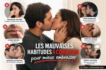 Les mauvaises habitudes à corriger pour mieux embrasser et réussir vos baisers