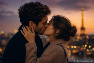 Le baiser sur les lèvres : signification et nuances à découvrir