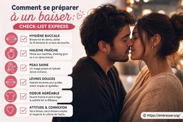 Comment se préparer à un baiser : check-list express pour un moment réussi