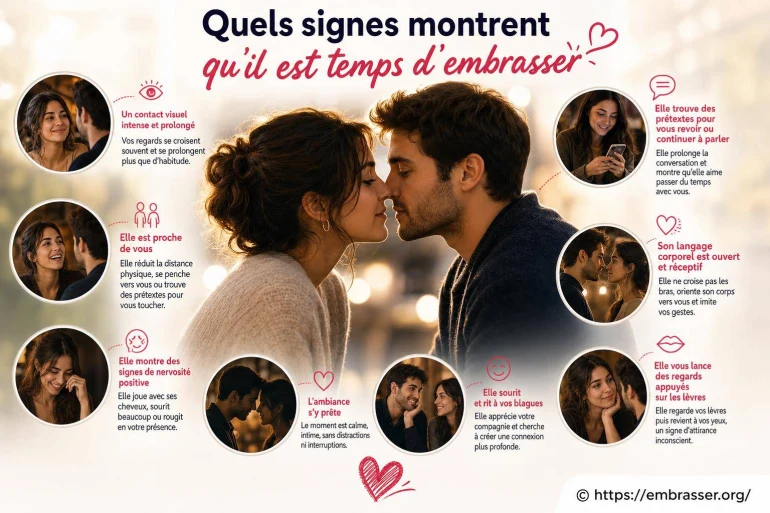 Quels signes montrent qu’il est temps d’embrasser ?