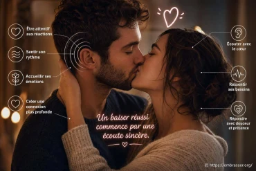 L’importance de l’écoute pendant un baiser