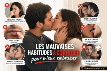 Les mauvaises habitudes à corriger pour mieux embrasser et réussir vos baisers