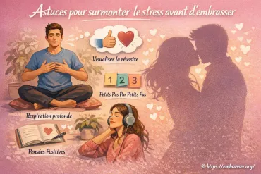 Astuces pour surmonter le stress avant d'embrasser sans perdre confiance