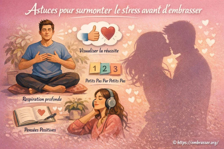Astuces pour surmonter le stress avant d’embrasser sans perdre confiance