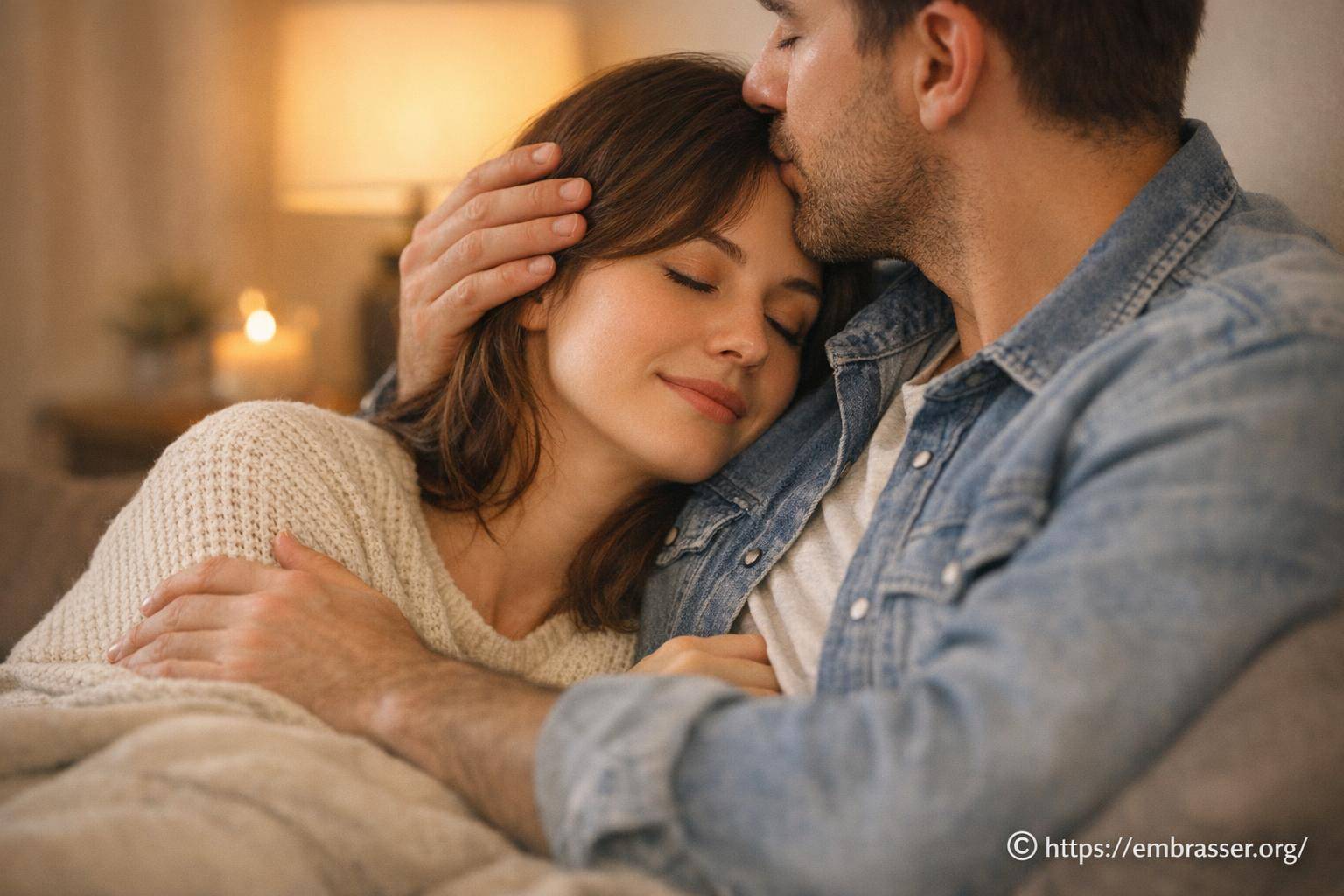 Baiser rassurant : comment apaiser avec tendresse au quotidien