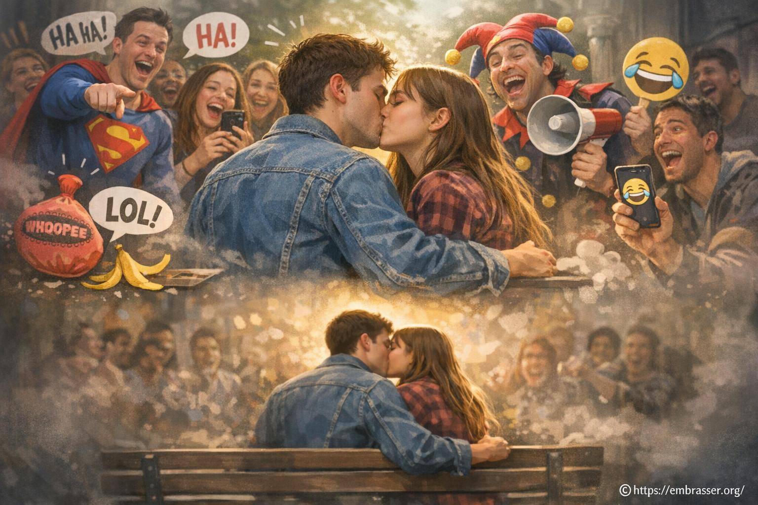 Dépasser la peur du ridicule lors du premier baiser : comment s’y prendre ?