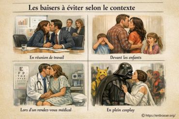 Les baisers à éviter selon le contexte : lesquels choisir avec soin ?
