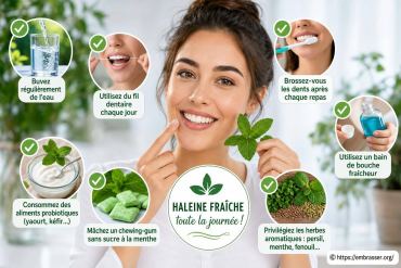 Astuces pour garder une haleine fraîche toute la journée